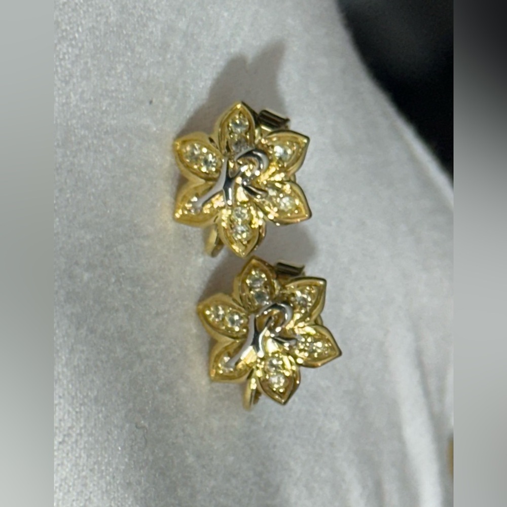 Nina Ricci Clip On Earrings - Picture 8 of 14